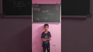 Telugu poem presentation by Ganesh from Class 3rd [upl. by Laeynad50]