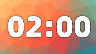 2 Minute Countdown Timer With Ticking Sound ampAlarm Clock Sound [upl. by Yordan]