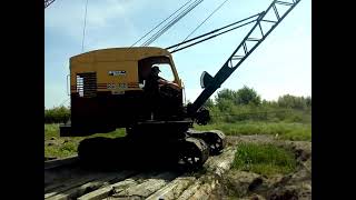 Dragline RustonBucyrus 22RB SeilbaggerDraadkraan Smalspoor Museum Erica [upl. by Buffo333]