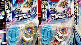 SPEEDSTORM TRANSFORMATIONS  Super Hyperion H6 amp Kolossal Helios H6 Unboxing  Beyblade Burst Surge [upl. by Neeliak]