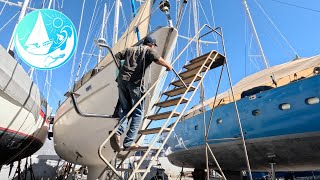 Real Life on a Sail Boat in a Boat yard in Mexico Ep 400 [upl. by Ainecey]