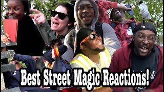 10 BEST STREET MAGIC REACTIONS  100000 SUBSCRIBERS [upl. by Norling751]