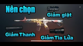 PUBG Mobile CHI TIẾT CÁC NÒNG GIẢM THANH GIẢM GIẬT Suppressor Compensator [upl. by Verne674]