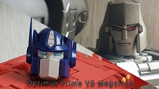 Optimus Prime VS Megatron G1 Stop Motion  Transformers The movie 1986 [upl. by Araldo280]