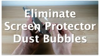 How to remove screen protector bubbles [upl. by Boatwright]