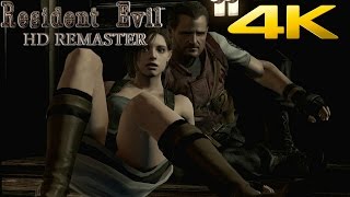 Resident Evil HD Remaster  4K Gameplay Walkthrough 60FPS PC 2160p ULTRAHD [upl. by Eniledgam]