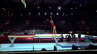 THORSDOTTIR Eythora NED  2019 Artistic Worlds Stuttgart GER  Qualifications Balance Beam [upl. by Enohsal]