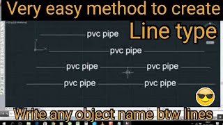 How to make Line Type Line with Text [upl. by Dlawso566]