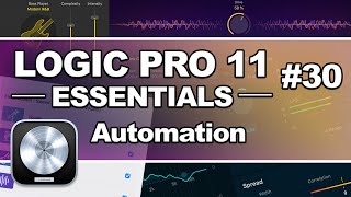 Logic Pro 11  30 Automation Track amp Region Automation [upl. by Kaycee]