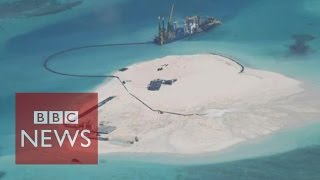 Is China building on disputed Spratly Islands reefs BBC News [upl. by Cate943]