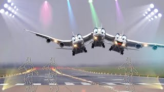 Funniest Doodles Airplanes  Doodles are Dancing and singing  Dancing Plane memeFunniest Plane PTS [upl. by Halehs]