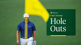 Every Hole Out From The 2024 First Round  The Masters [upl. by Innavoig]