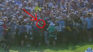 Fans SWARM Mickelson and Koepka on Last Hole  2021 PGA Championship [upl. by Delsman29]