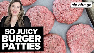 How To Make Ground Beef Patties For Burgers With Crowd Cow Wagyu Beef [upl. by Nallad307]