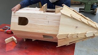 The Idea Of Woodworking Is Close To Nature  How To Build A New Home For The Dove [upl. by Nahpets382]