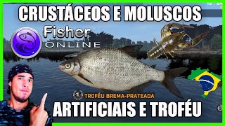 ARTIFICIAIS E COMO CAPTURAR CRUSTACEOS E MOLUSCOS LAGOSTIM FISHER ONLINE E MAIS UM TROFEU [upl. by Maher314]