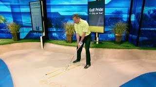 The Golf Fix Tips on Swinging from a Sand Trap  Golf Channel [upl. by Zeculon]