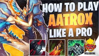 WILD RIFT  How To Play Aatrox Like A PRO  Challenger Aatrox Gameplay  Guide amp Build [upl. by Ettennig]