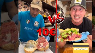 PANINO da 10€ VS SCHIACCIATA MASTERCARD💳 [upl. by Bertram]