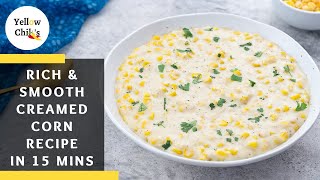 Ultimate Creamed Corn Recipe A Rich Comforting Classic in 15 Minutes [upl. by Kerrie]