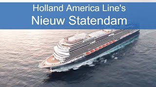 4 Cool Features on Holland Americas Nieuw Statendam [upl. by Evangeline370]