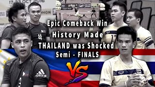 Sepak Takraw  PHILIPPINES VS THAILAND  Intense and Epic Match up  HISTORY MADE [upl. by Lucille564]