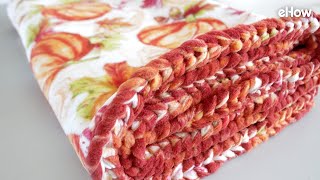 DIY Braided Fleece Blanket [upl. by Dranyer]