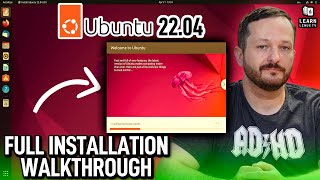 Ubuntu 2204 LTS  Full Installation Walkthrough [upl. by Sokin]