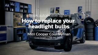 How to replace Mini Cooper Countryman headlight bulbs [upl. by Eleen]