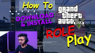 How to Download and Install GTA 5 Role Play  Full Tutorial in Hindi  Giveaway [upl. by Avan]