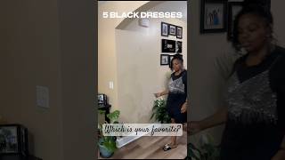 5 Black Dresses from Shein Scoop amp Temu ✨ Which is your favorite blackdress plussizefashionhaul [upl. by Ronda]