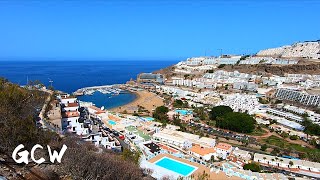 PUERTO RICO Gran Canaria Canary Islands 🔴 Top of Hill to Cala Nova Apartments [upl. by Hultin]