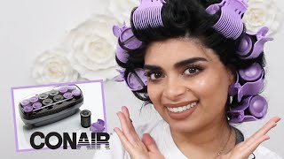 Conair Xtreme Instant Heat Ceramic Hot Rollers on Long Hair  Hair Tutorial [upl. by Chantalle954]