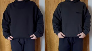 Fear Of God Essentials Fall Winter 2023 Hoodie REVIEW and compare with core Collection [upl. by Eilyw]