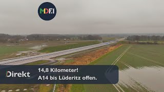 A14 Teilstück freigegeben [upl. by Eneja]