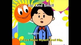 Big And Small Song  Nursery Rhymes With Lyrics For Kids [upl. by Allak405]