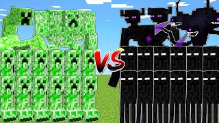 CREEPER ARMY vs ENDERMEN [upl. by Leanora]