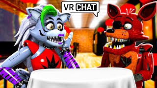 Roxanne Wolf DATES Foxy in VRCHAT [upl. by Novehc]