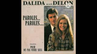 Dalida Alain Delon Paroles Paroles [upl. by Durkin]