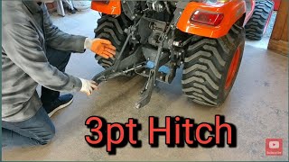 How to Use a Three Point Hitch and Attach Implements [upl. by Torie167]