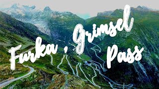 Driving in Switzerland  Furka amp Grimsel Pass  Swiss Alps  James Bond Strasse  Mountain Pass [upl. by Jepum402]