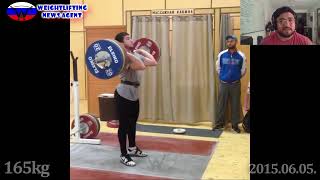 KHETAG KHUGAEVRUSSIAN WEIGHTLIFTING PHENOMVIDEO REACTION [upl. by Hortense]