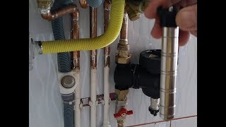 Curățare filtru antimagnetită FERNOX TF1 COMPACT [upl. by Aynotahs]