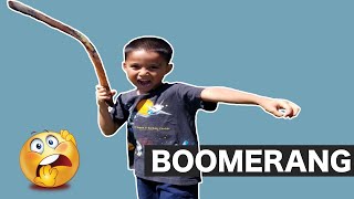 KIDS learn how to throw a BOOMERANG [upl. by Margaux69]