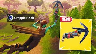 New GRAPPLING HOOK GUN in Fortnite New Fortnite Update [upl. by Mulry]