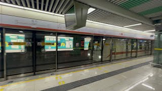 Line 2 train at Haiyue Station [upl. by Egerton]