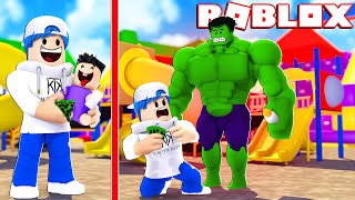 I Adopted A Baby But It Turned Into The HULK Club Roblox  Kin Tin Plays [upl. by Aleyam]