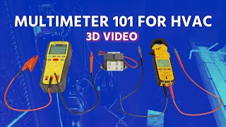 Multimeter 101 for HVAC 3D [upl. by Loria]