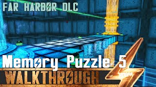 Fallout 4 Far Harbor  DiMA Memory 5th Puzzle Solution  VR Mission Walkthrough [upl. by Eittocs]