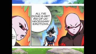 Dragon Ball Super Tournament Of Power Manga UI Goku Vs Jiren Full Power Colour Manga [upl. by Atinev]